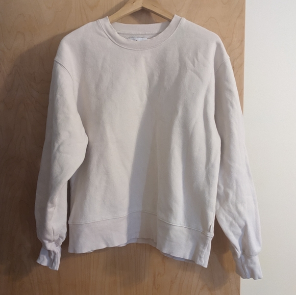 TNA Tops - Cozy Fleece Boyfriend Crew Sweatshirt